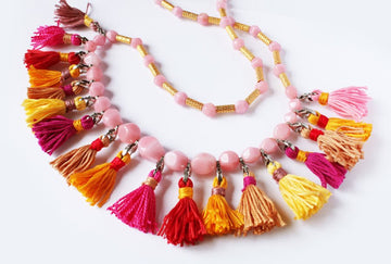 DIY Tassel Necklace Tutorial