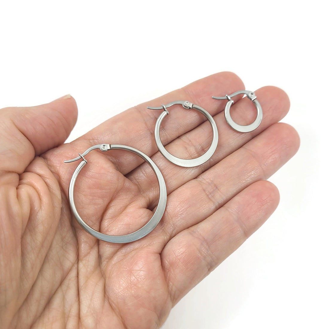 Anneaux en acier inoxydable 15 ou 25mm