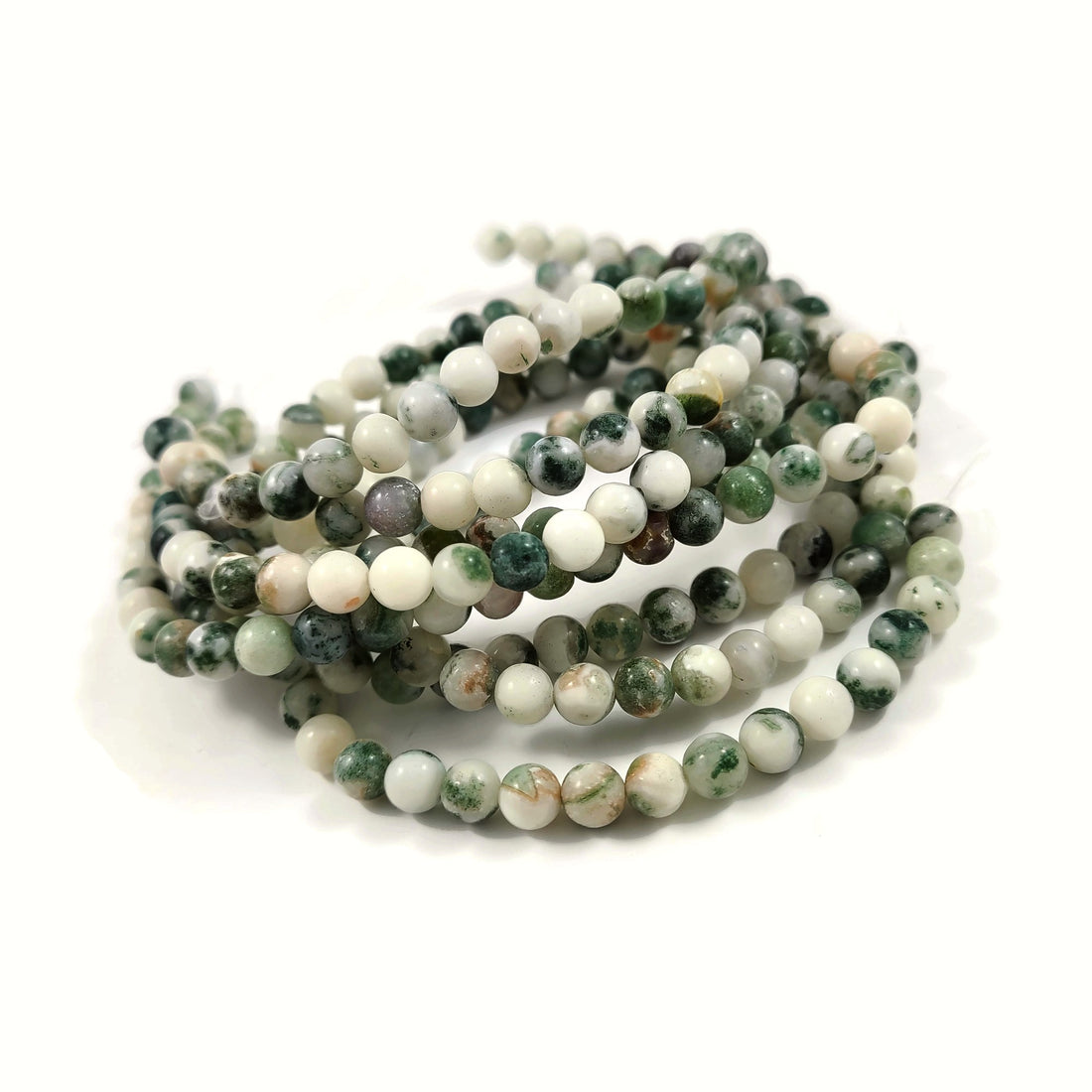 Pierres Naturelles Agate Rondes 6 ou 8mm - Natural Tree