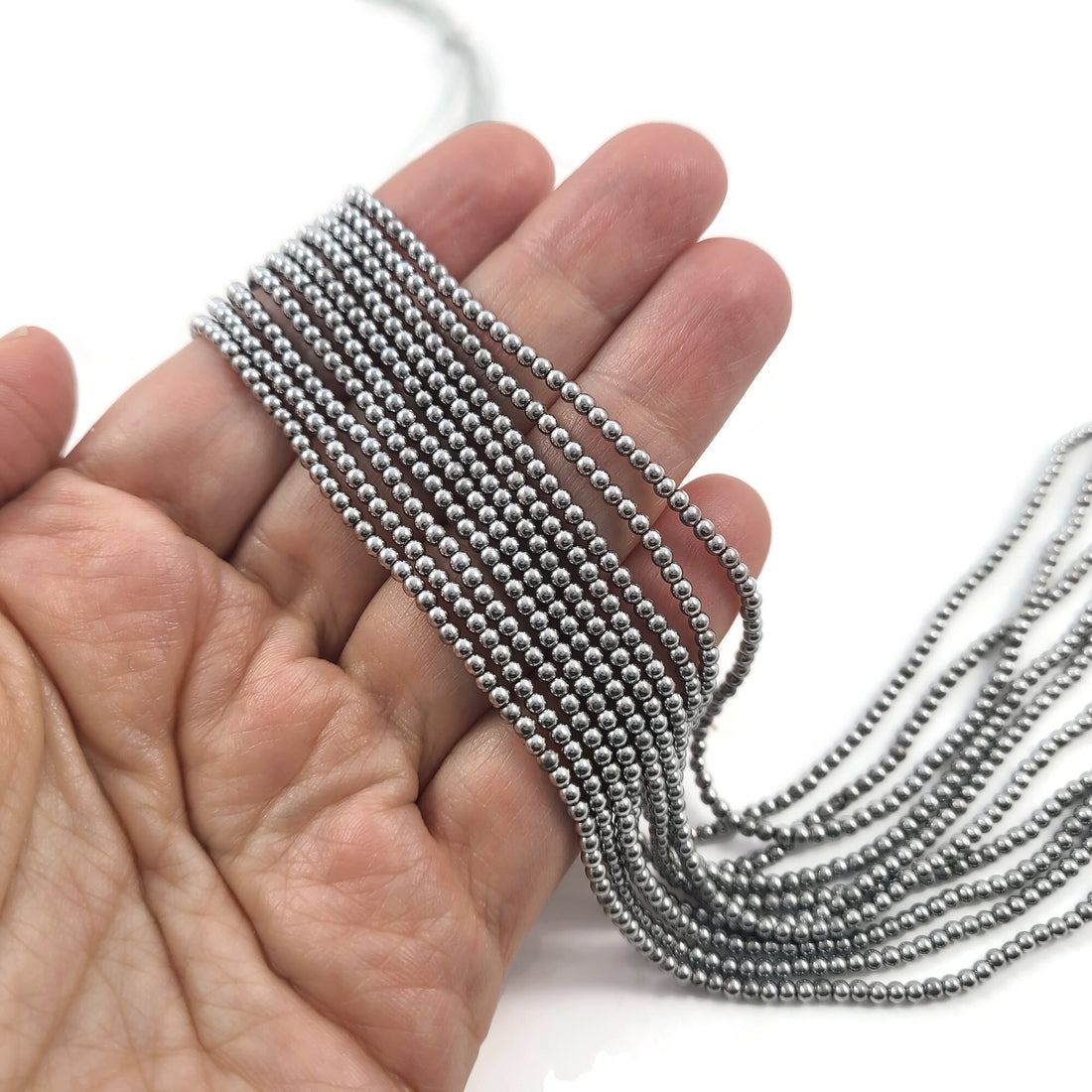 175 Minuscules perles en verre électrolytique 2,5mm