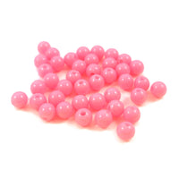 40 Perles en plastique colorées de 6mm