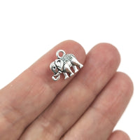 10 Cute elephant charms, Gold, Silver, Copper, Nickel free