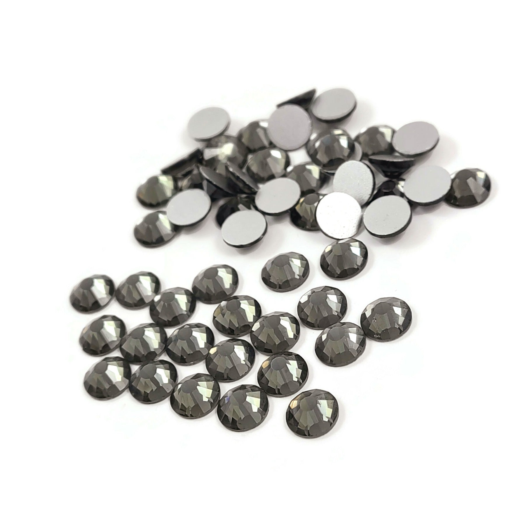 50 crystal cabochons 6mm