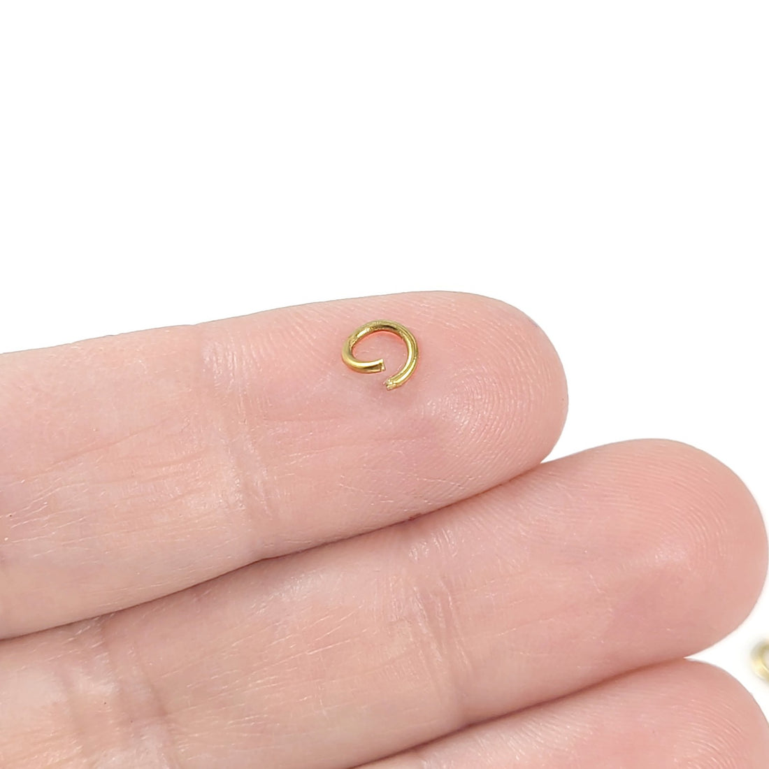 20 PVD gold plated stainless steel jump rings