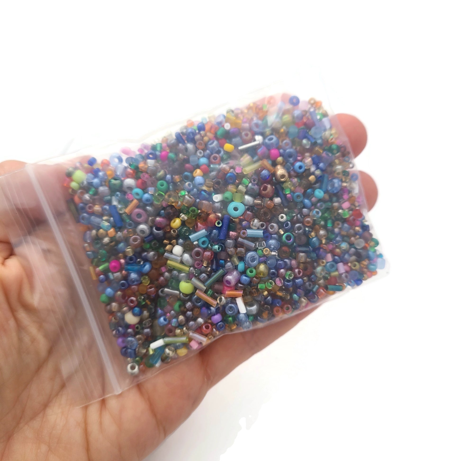 60g assorted seed beads