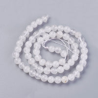 Perles de cristal de quartz naturel
