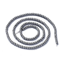 Tiny electroplated glass beads 2,5mm