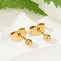 2 Stainless steel ball studs 3mm, 4mm