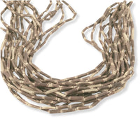 1 strand Wood Coconut Beads - Eco Friendly Tube Beads 15mm