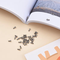 10 Stainless steel teardrop shaped charms 6mm