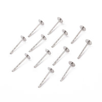 50 Surgical stainless steel earring posts