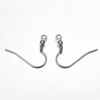 50 crochets pour boucle d'oreille en acier inoxydable hypoallergénique