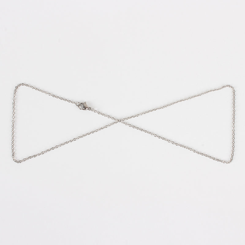 1 Tarnish free stainless steel cable chain necklace 1.9mm
