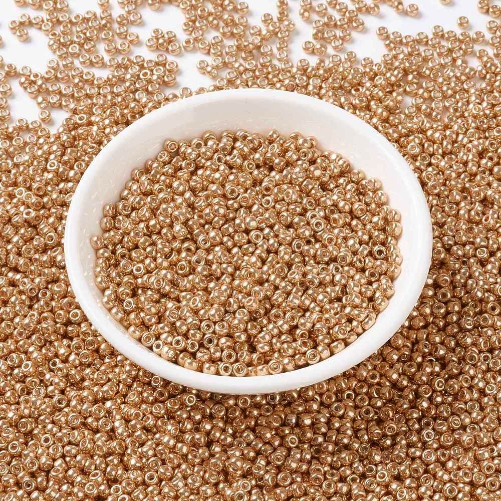 400 perles de rocailles métallisées Miyuki 8/0