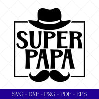 French Papa SVG Bundle