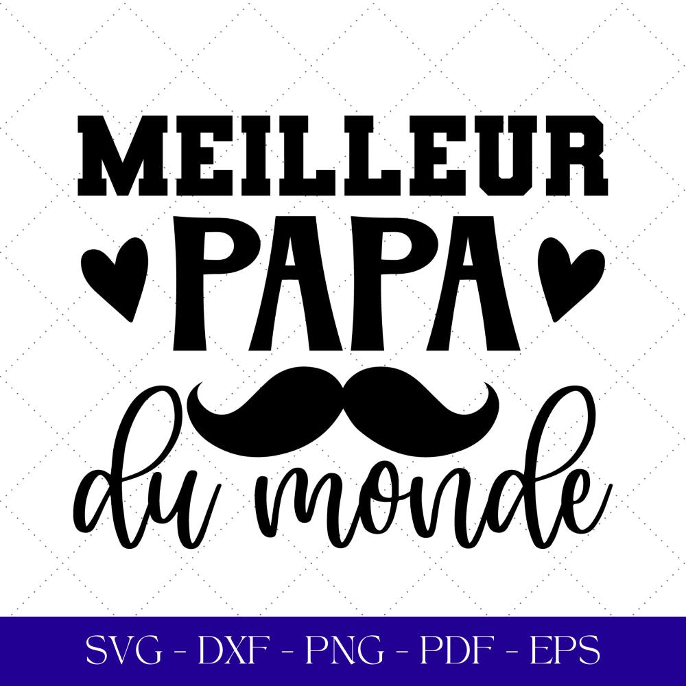 French Papa SVG Bundle