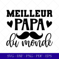 French Papa SVG Bundle