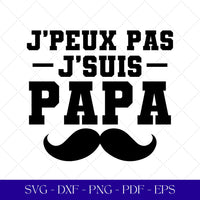 French Papa SVG Bundle