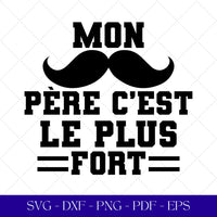 French Papa SVG Bundle