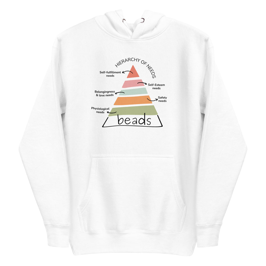Les perles sont un besoin de base, Sweatshirt à capuche drôle