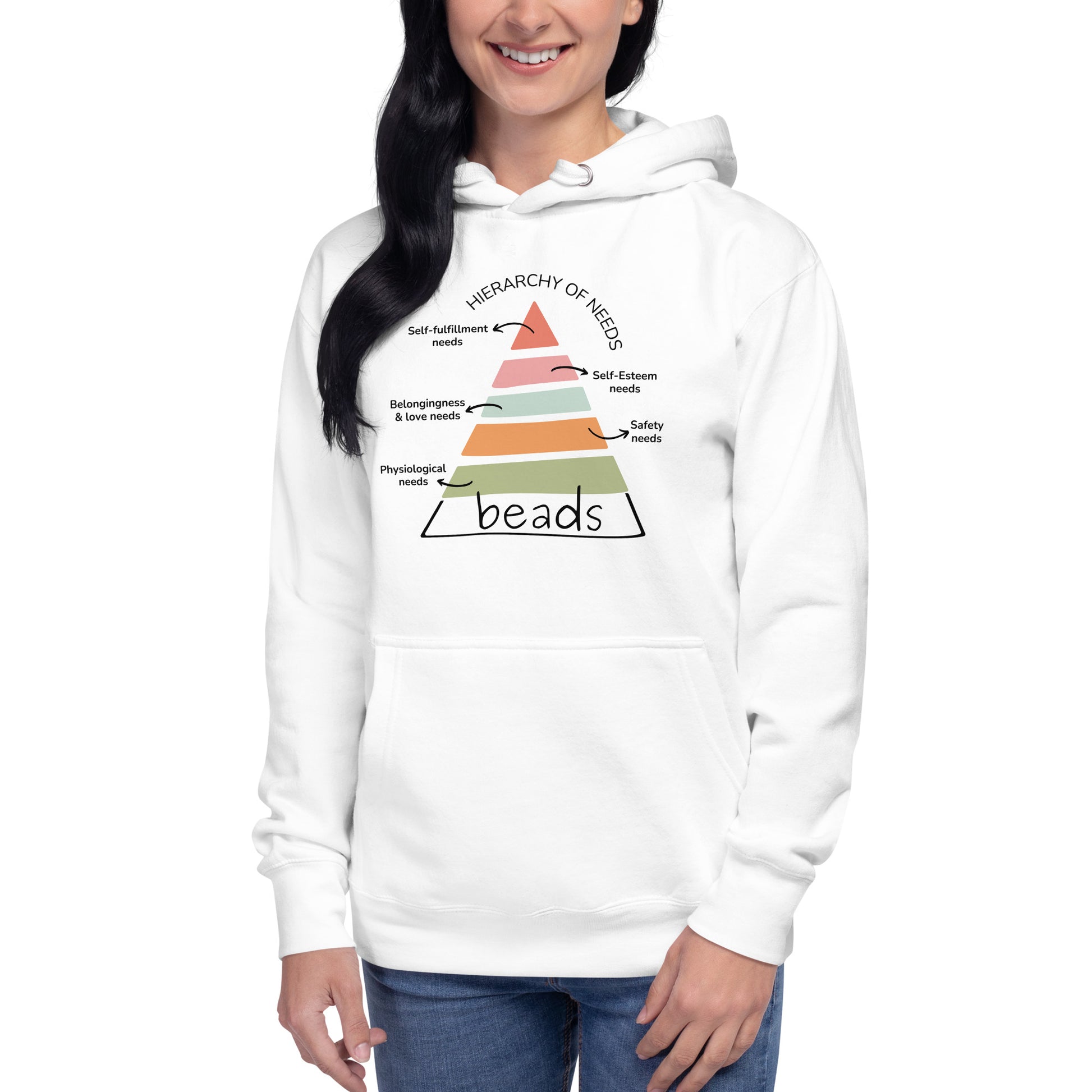 Beads: the ultimate need, Fun Unisex Hoodie