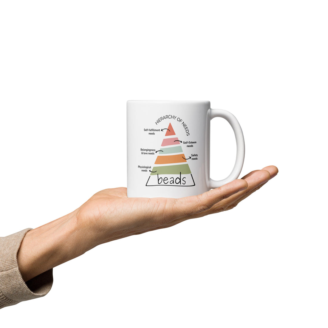 Les perles sont un besoin de base, Tasse drôle