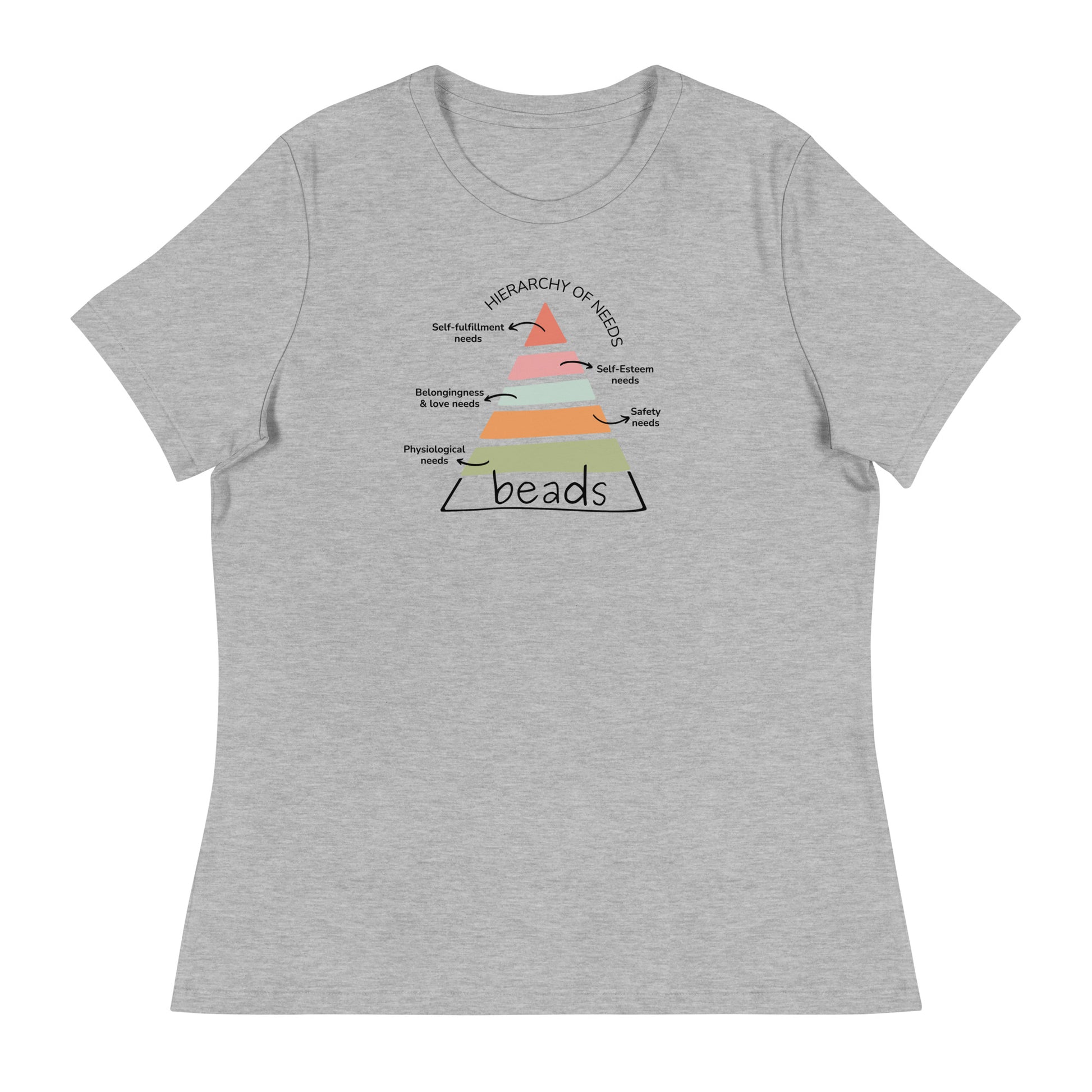 Beads: the ultimate need, Fun women's relaxed t-shirt