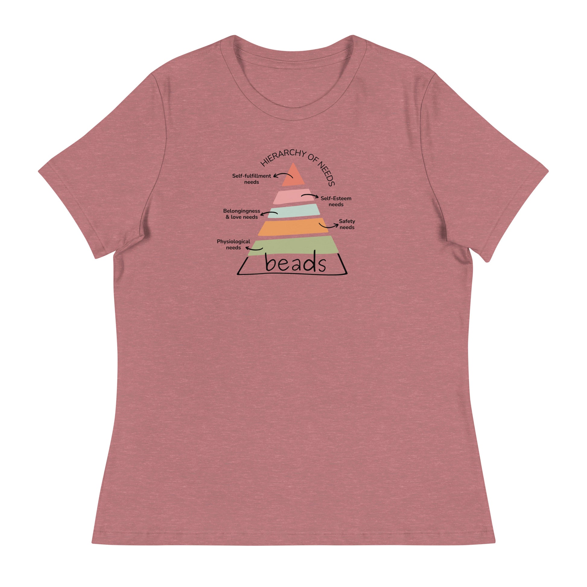 Beads: the ultimate need, Fun women's relaxed t-shirt