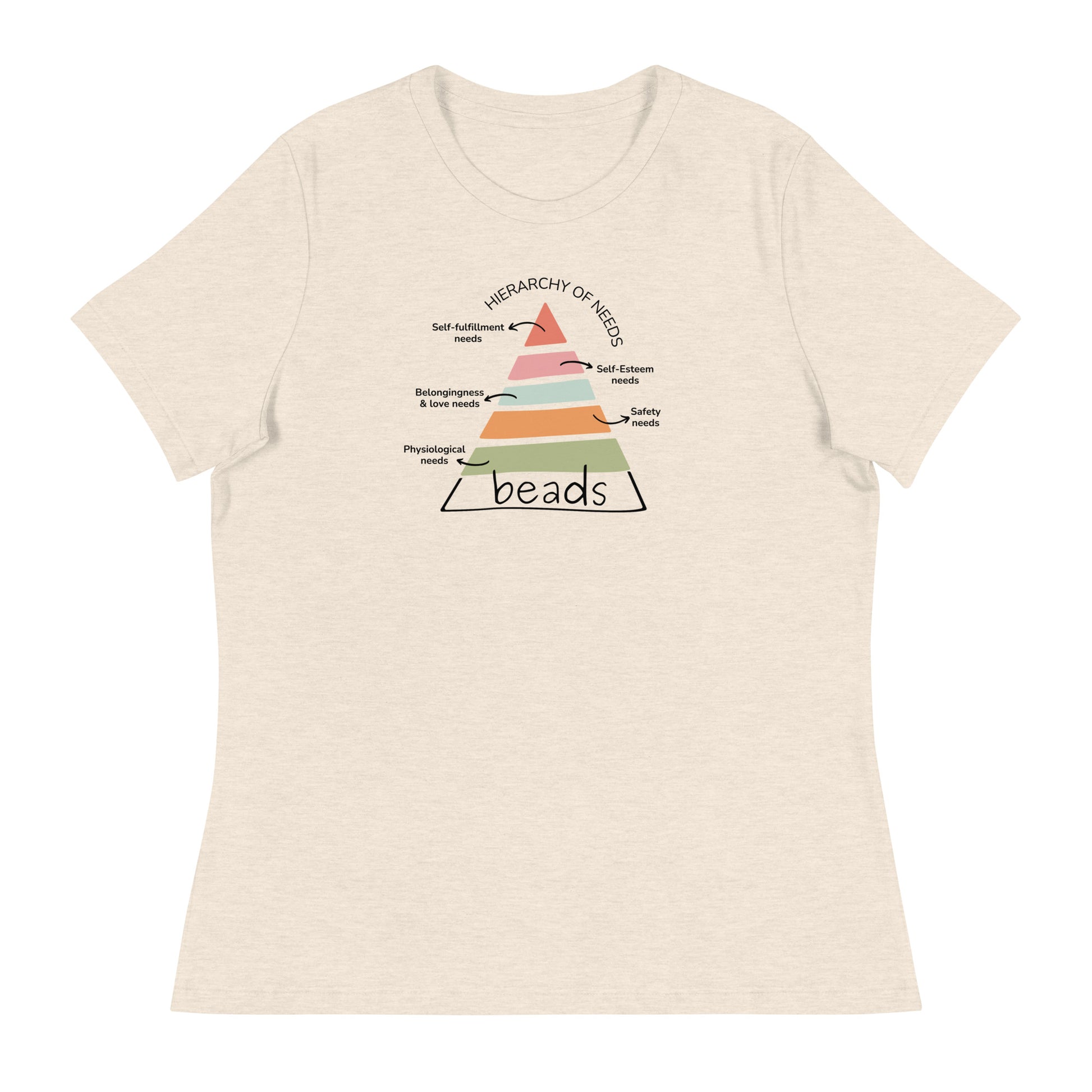 Beads: the ultimate need, Fun women's relaxed t-shirt