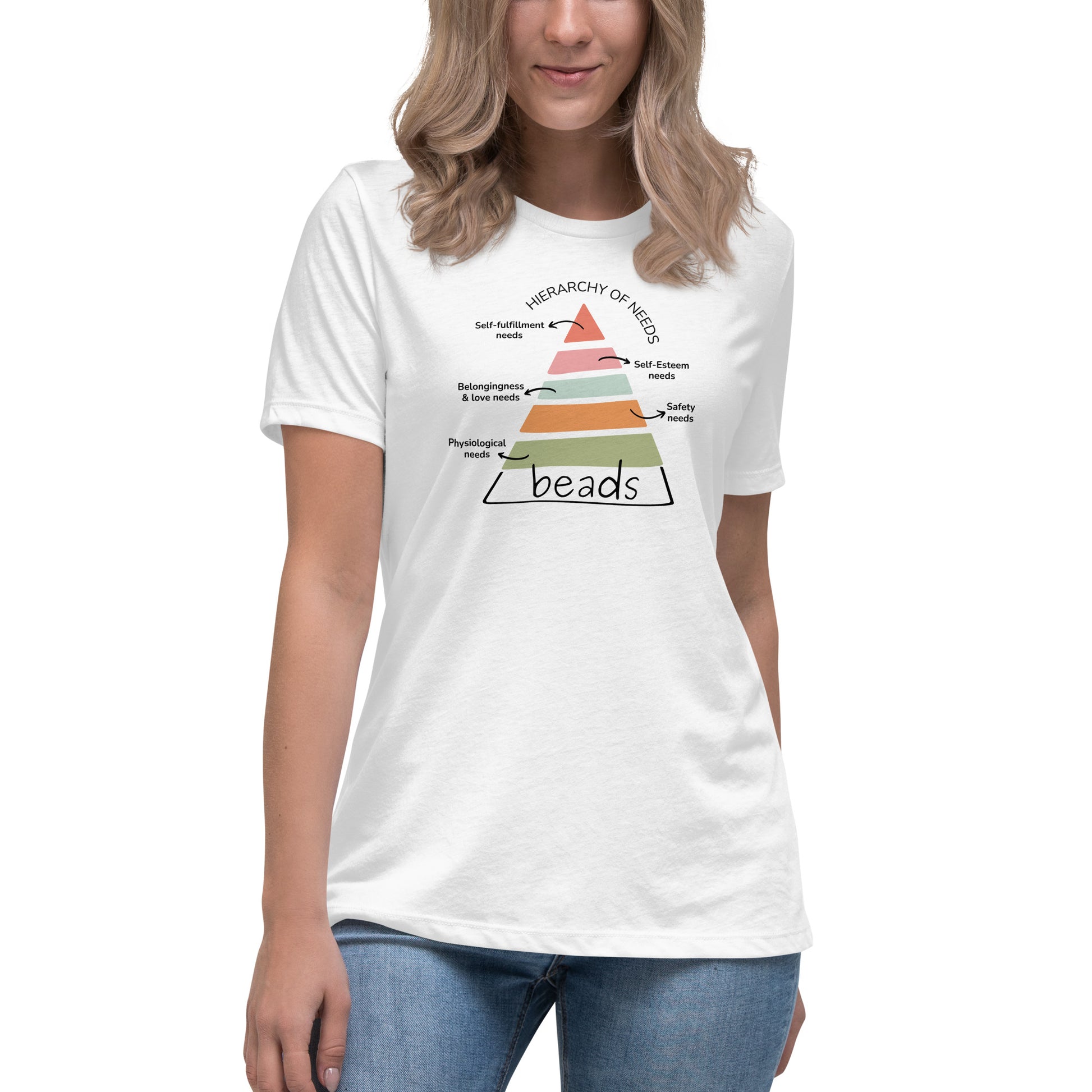 Beads: the ultimate need, Fun women's relaxed t-shirt