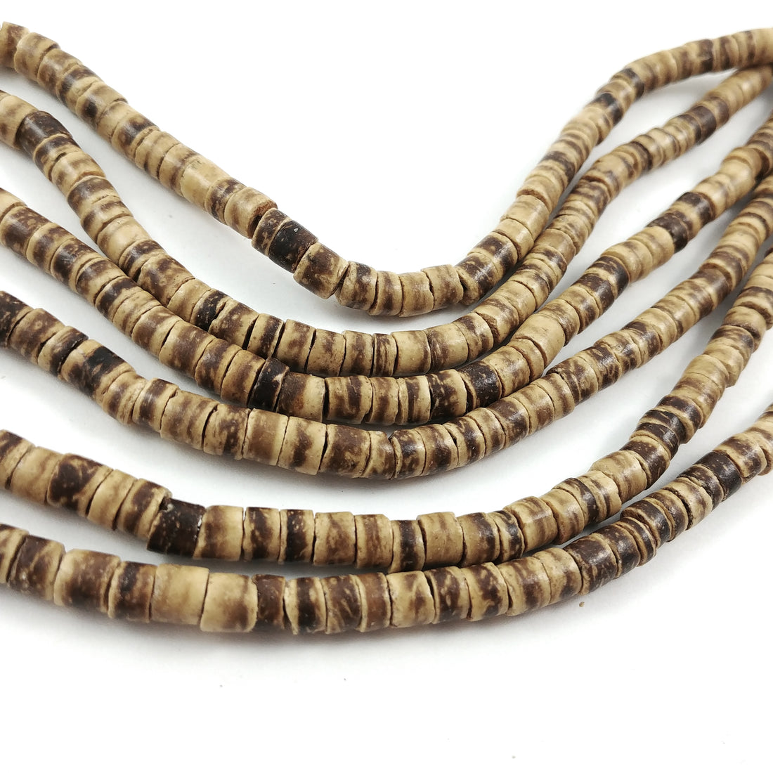 5mm Coconut Heishi Beads