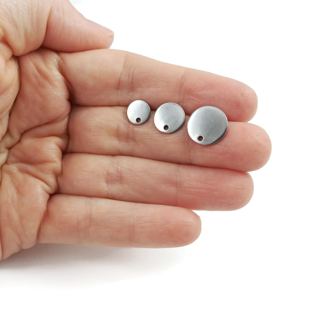 10 pièces (5 paires) tiges pour boucle d'oreille en acier inoxydable