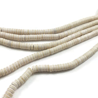 White Turquoise Stone Beads 6mm Rondelle
