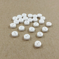 25 Boutons en résine de 6mm