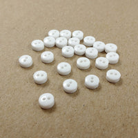 25 Boutons en résine de 6mm