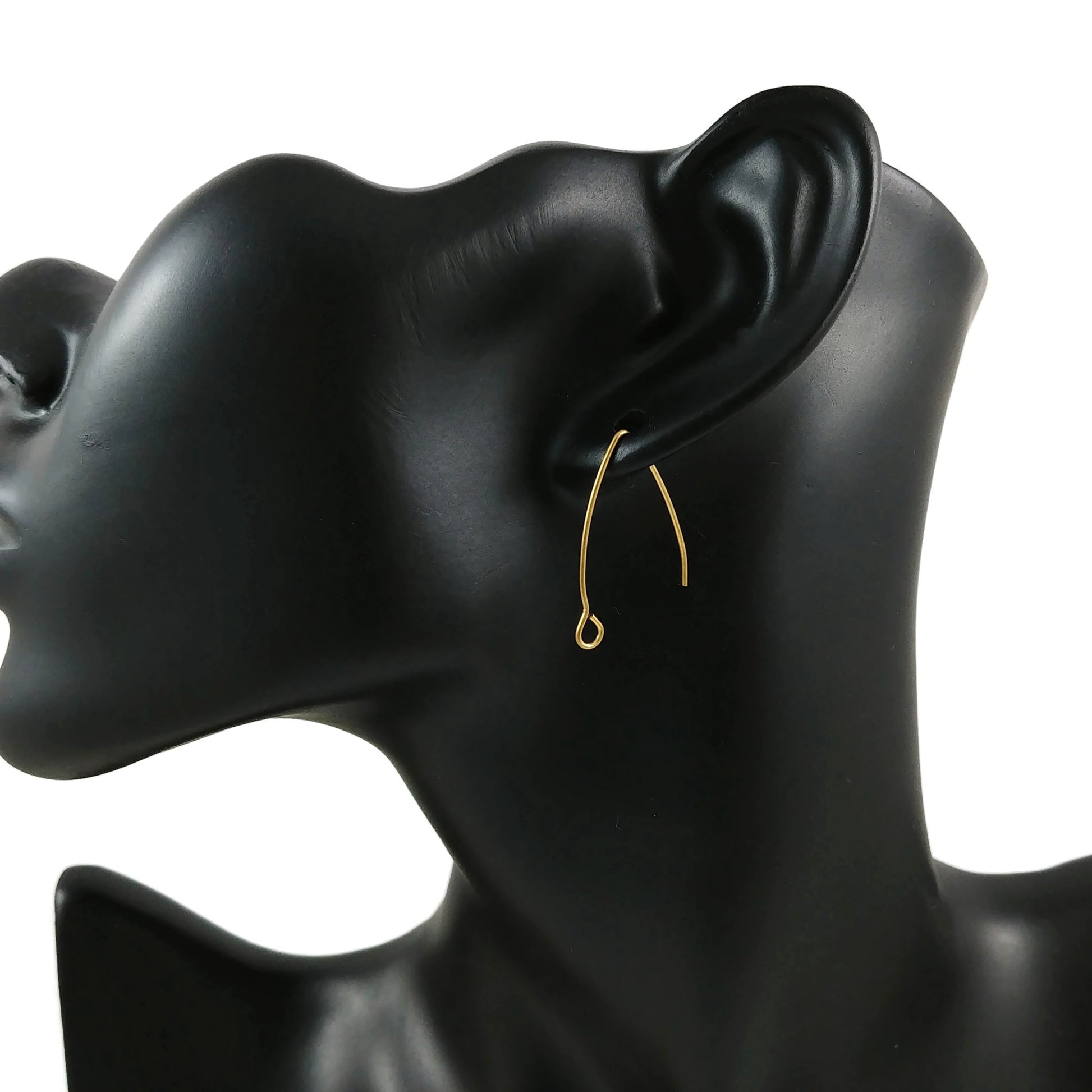 10 Stainless Steel Marquis earring hooks 26x15mm