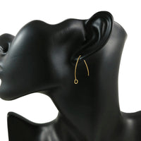 10 Stainless Steel Marquis earring hooks 26x15mm