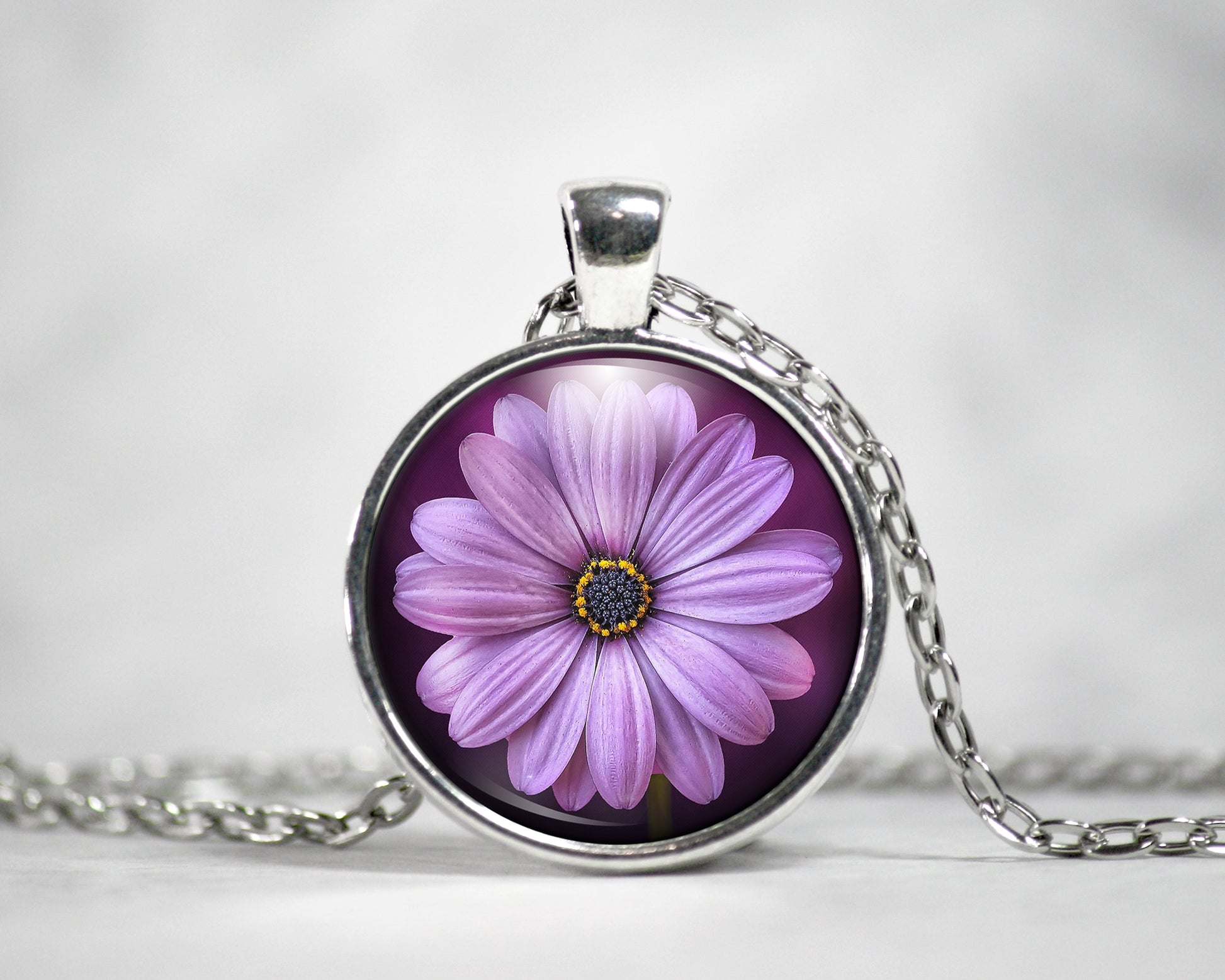 Images digitales cabochon - Fleurs - Cabochon rond à imprimer en 7 grandeurs