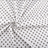 8pcs Printed Twill Cotton Fabric - Fox and Bear Patterns