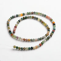 Natural Indian Agate Stone Beads Strands 4 or 6mm Round