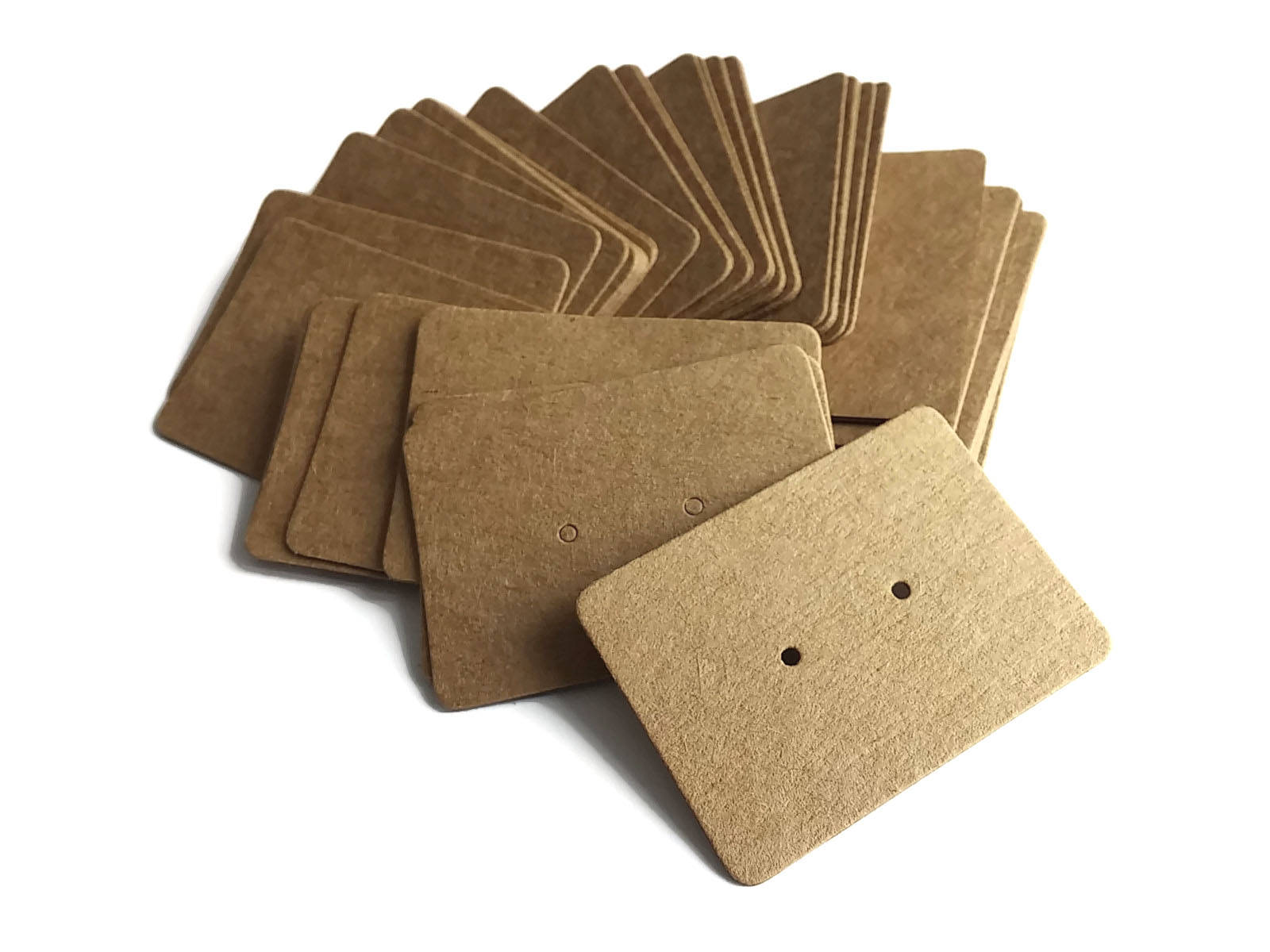 Cartons rectangulaires pour boucles d'oreille 35 x 50 mm