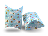 Digital deep pillow box Easter bunny and eggs