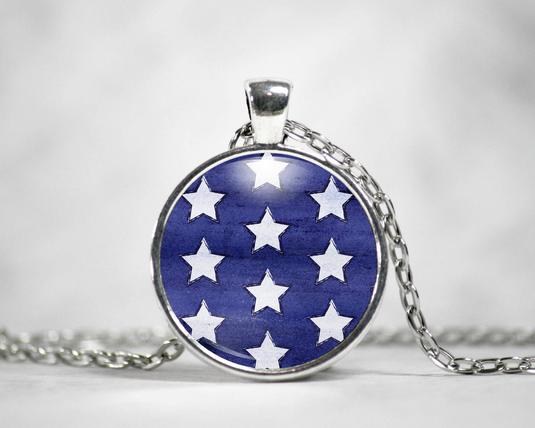 Cabochons à imprimer - Étoiles Bleues - Images digitales cercles à imprimer en 5 grandeurs