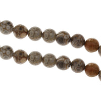 Natural Tibetan Agate Dzi Beads Maifan Stone Round Beads Strand 6 or 8mm