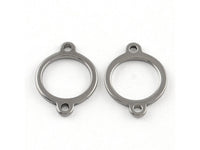 5 Stainless steel round connectors - 2 sizes available