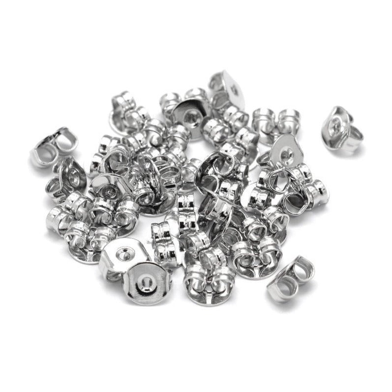 Papillons de 5mm pour tiges de boucle d'oreille - Sans nickel, sans plomb et sans cadmium