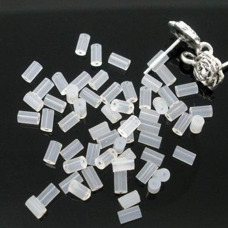 200 Rubber Tube Style Ear Nut, 4x2mm 