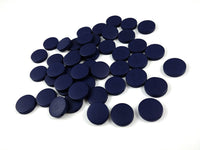 Wood Beads Flat Round 20mm - Choose your color