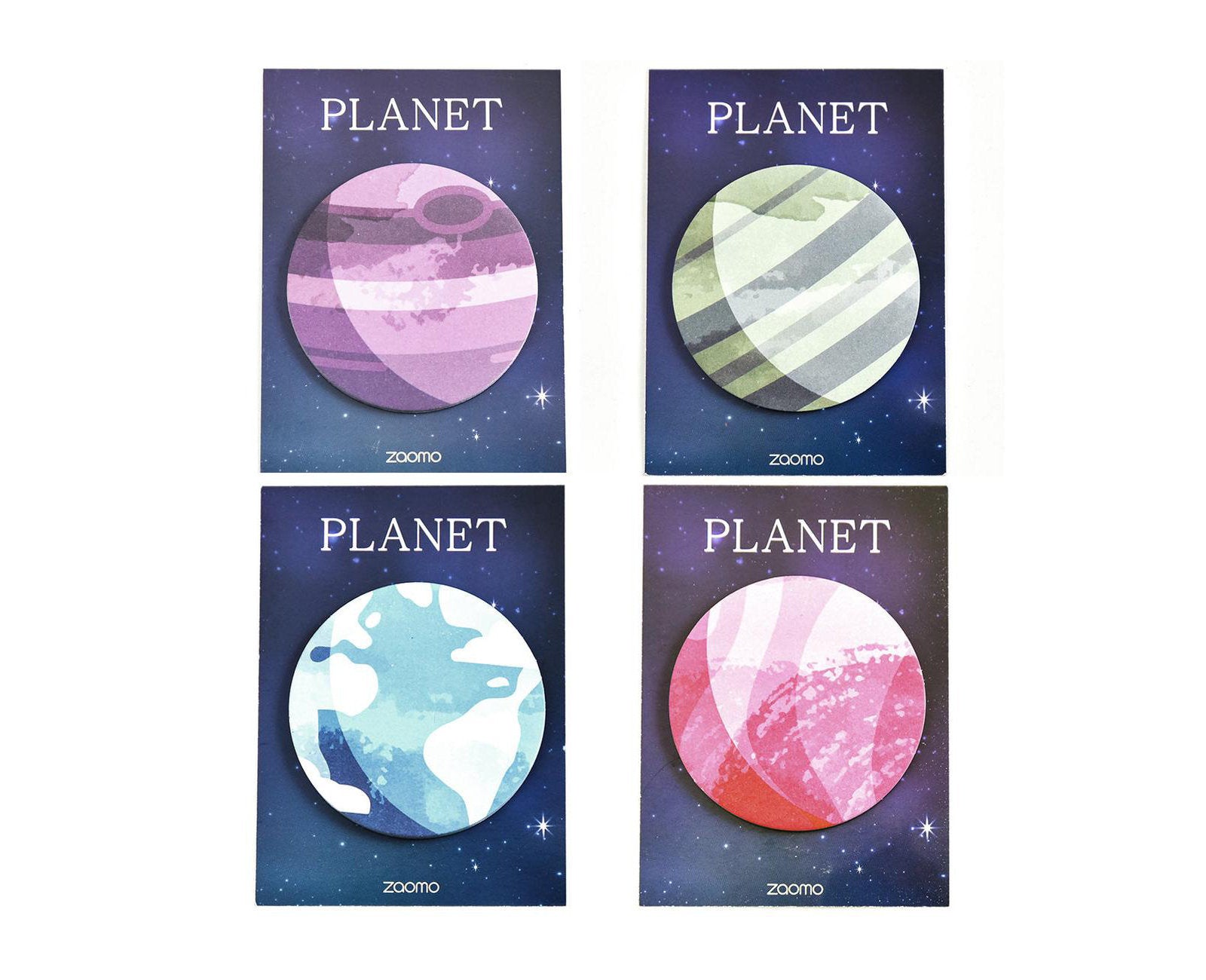 Choose your planet paper sticky notes, sticky notepad, celestial to do list