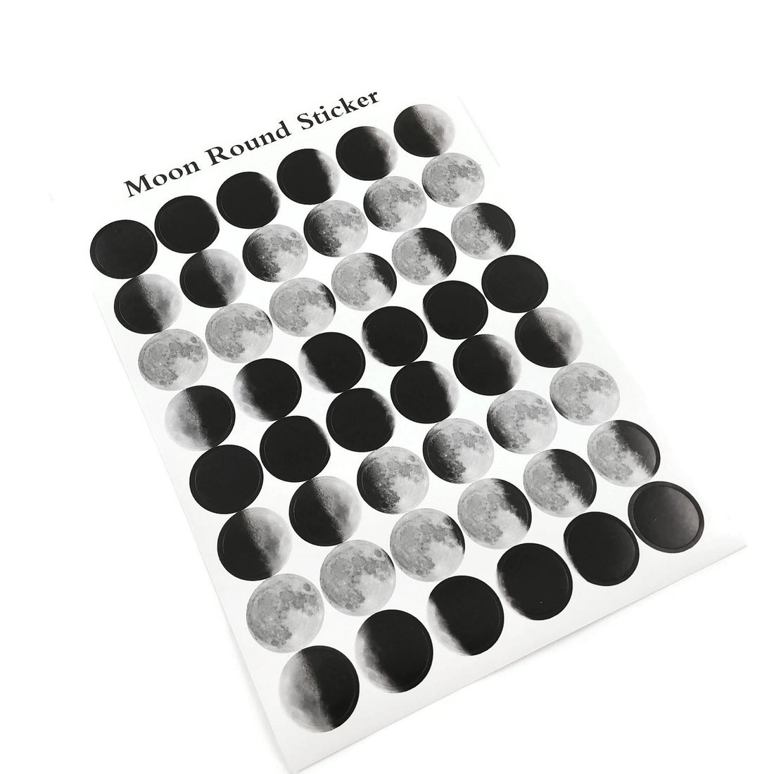 Moon sticker sheet